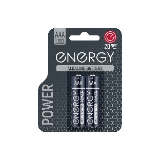 Батарейка алкалиновая Energy Power LR03/2B (ААА)