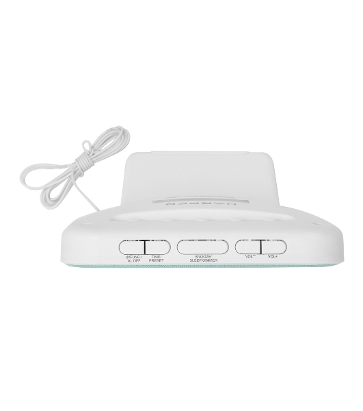 Радиобудильник Harper HCLK-2060 зеленый LED подсв:белая часы:цифровые AM/FM