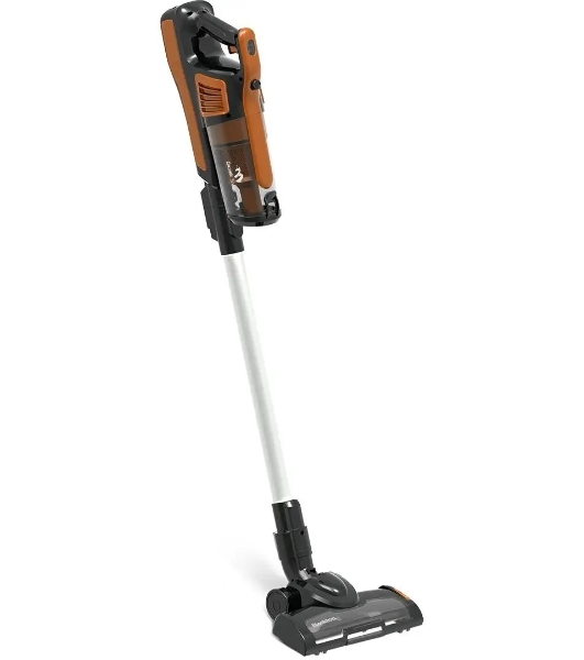 Пылесос вертикальный Blackton Bt VCA1401B оранжевый, питание от аккумулятора, 25 Вт, уборка сухая, пылесборник 0.6 л, работа от АКБ max 40 мин