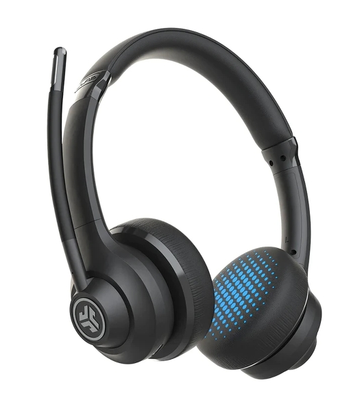 Гарнитура JLab Work Wireless Headset Gen 2 чёрный, беспроводная, Bluetooth/USB-C, до 45 ч, микрофон с шумоподавлением