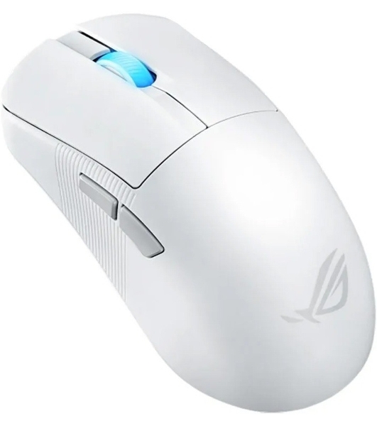 Мышь беспроводная ASUS ROG Harpe Ace Mini белый, 42000 dpi, радиоканал, Bluetooth, USB, кнопки - 5