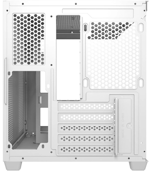 Компьютерный корпус Bloody CC-121 белый без БП mATX 7x120мм 1xUSB2.0 1xUSB3.0 audio