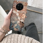 Чехол (клип-кейс) Gresso Meridian, для Honor 50 Lite, золотистый/синий gr17aaae8878, фото 1