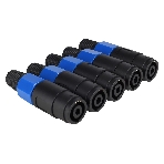 Комплект кабельных разъемов Wize WSKONF-4P-5 SpeakON 4 pin, (розетка), 5 шт. в комплекте, фото2