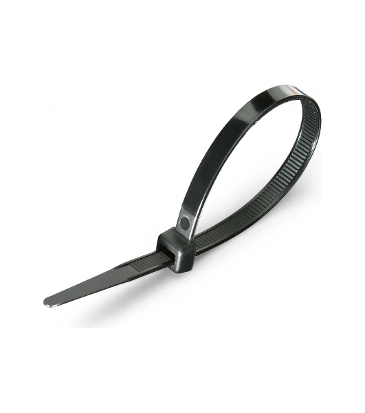 Нейлоновые стяжки Fortisflex КСС 8х300 черный 100 штук