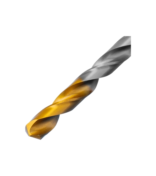 Сверло спиральное по металлу Denzel 7,0 x 109мм, Р6М5, Golden Tip