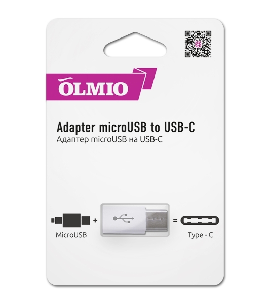 Адаптер microUSB to USB-C OLMIO