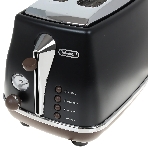 Тостер DeLonghi CTOV2103.BK черный, 900 Вт, 2 слота, фото7