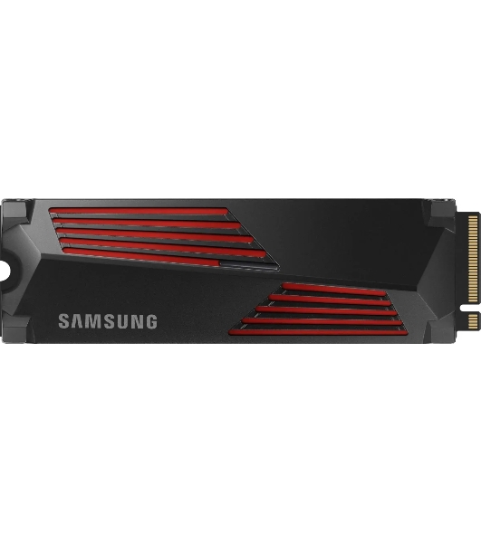 Накопитель SSD Samsung 990 Pro 4Tb, PCIe 4.0 x4, M.2 2280, NVMe, R/W 7450/6900, с радиатором