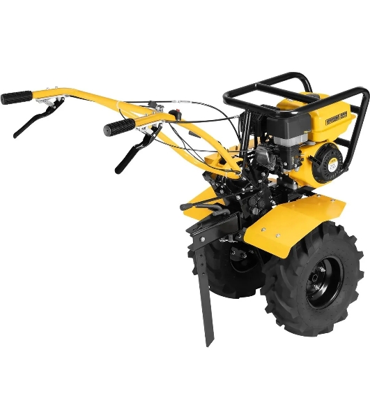 Мотоблок Denzel DPT-470S-PRO, 7 л.с., ремен.сцеп, фрез 3х4, ШОМ, передачи 4В/2Н