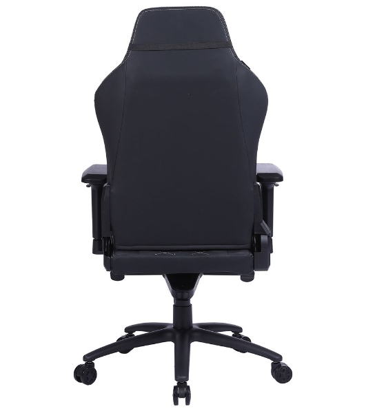 Кресло Cactus CS-CHR-0112BL черный, экокожа, подголовник