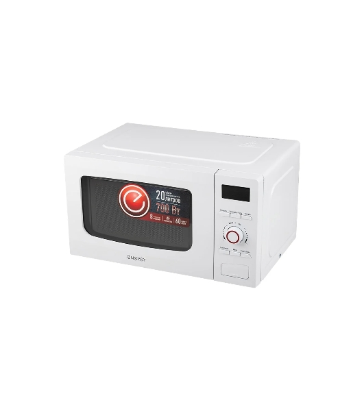 Микроволновая печь Energy EMW-20710Е белый, 20 л, 700 Вт, переключатели - кнопки, поворотный механизм