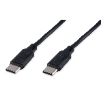 Кабель USB2.0 Cablexpert CC-USB2-CMCM-60-1M, Type-C/Type-C, 3A, 60Вт, PD/QC3.0, медь, 1м, черный, пакет, фото4