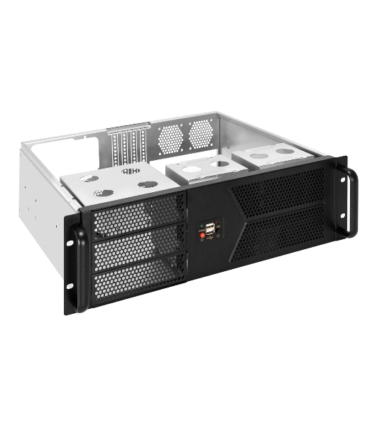 Серверный корпус ExeGate Pro 3U400-07 (RM 19', высота 3U, глубина 400, БП 800PAS, 2хUSB)