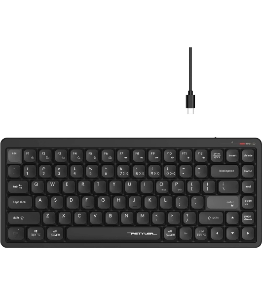 Клавиатура A4Tech FBX53C беспроводная, Bluetooth, радиоканал, черный