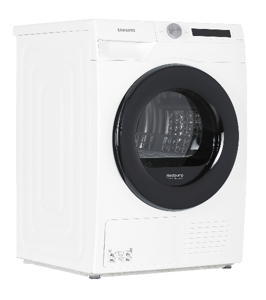 Сушильная машина Samsung DV90T5240AW/LP белый, 9 кг, сушка - тепловой насос, программ - 14, 60 x 85 x 65 см