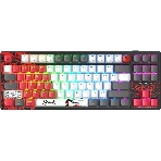Клавиатура беспроводная A4Tech Bloody WS87 Naraka USB, Bluetooth/Радиоканал черный/красный, фото 1