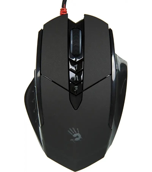 Мышь проводная A4Tech Bloody V7 черный, 3200 dpi, USB Type-A, кнопки - 8