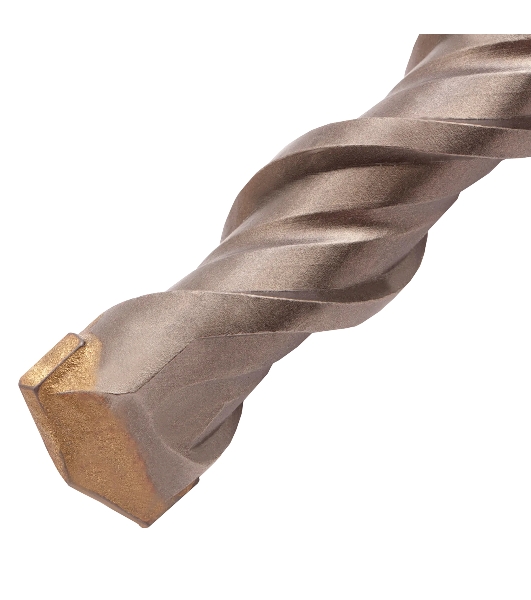 Бур по бетону Denzel двойная спираль, Cobalt W-tip, 22x460 мм, SDS PLUS
