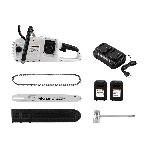 Пила цепная аккумуляторная KR-4040 бесщеточная, шина 40см, 2 АКБ 20Вх2 (40В) 4Ач KRANZ, фото2