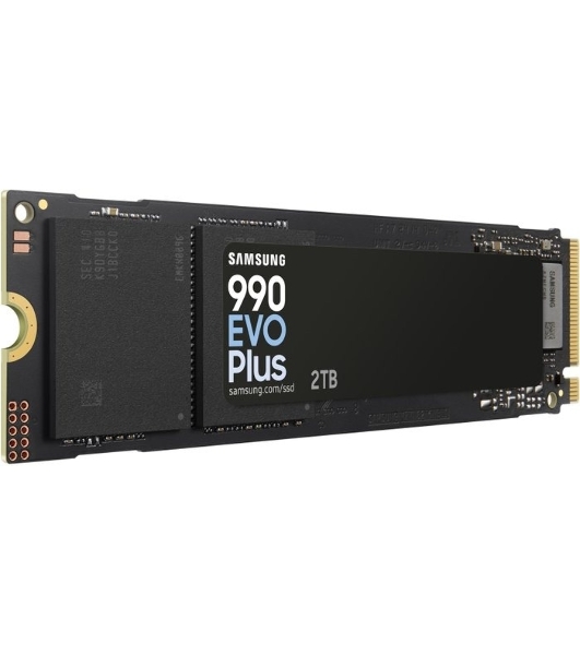 Накопитель SSD Samsung 990 EVO Plus, 2Tb, M.2 2280, PCIe 4.0 x4, NVMe, R/W 7250/6300