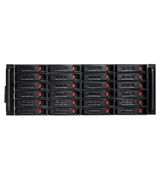 Серверный корпус ExeGate Pro 4U660-HS24 (RM 19', высота 4U, глубина 660, БП 800ADS, 24xHotSwap, USB)