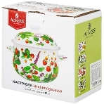 Кастрюля эмалированная AGNESS 934-561 ФРУКТОВАЯ КОРЗИНА 2.0 л, фото2