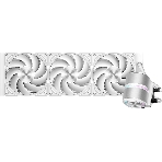 Система охлаждения Water Cooling System PCCooler DE360 Pro WH (300W, 360мм, White, ARGB Pump, Fans: 3x120мм, 86.73CFM, 32dBA, 2200RPM/Pump height 57мм, 28dBA, 3200RPM, Rad thickness 27мм/S: 1851, 1700, 1200, 115X, AM5, AM4, AM3), фото 1