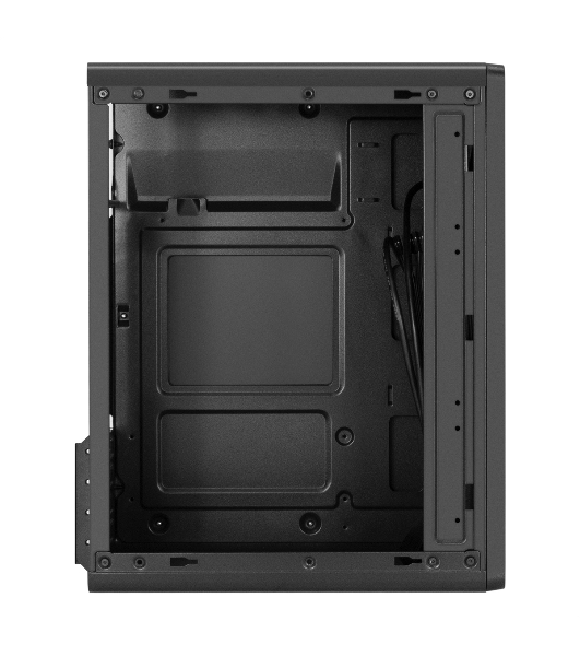 Корпус ExeGate BAA-503-AAA450, Mini-Tower, чёрный, 1 x 80/90 мм, БП 450 Вт
