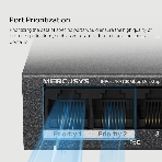 Коммутатор настольный Mercusys MS106LP с 6 портами 10/100 Мбит/с (4 порта PoE+), фото8