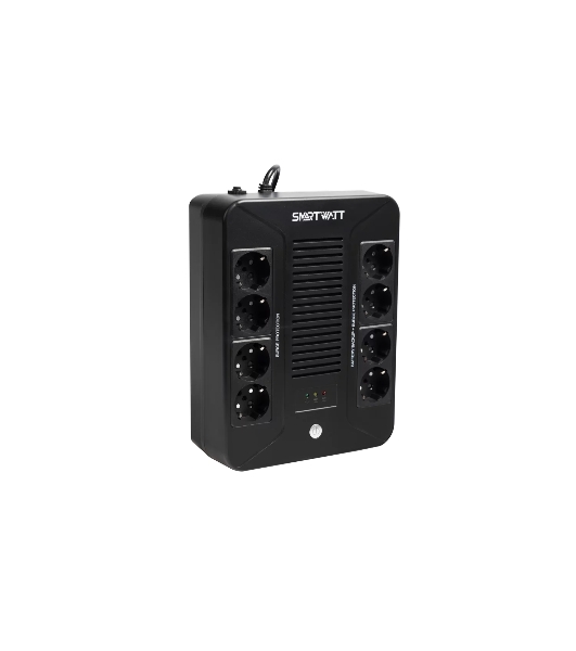 Источник бесперебойного питания SMARTWATT UPS SAFE PRO 600 Line-interactive 600VA/360W Brick (Euro x8, LED, 275x210x95(мм), 4,8 кг, гарантия 24мес.