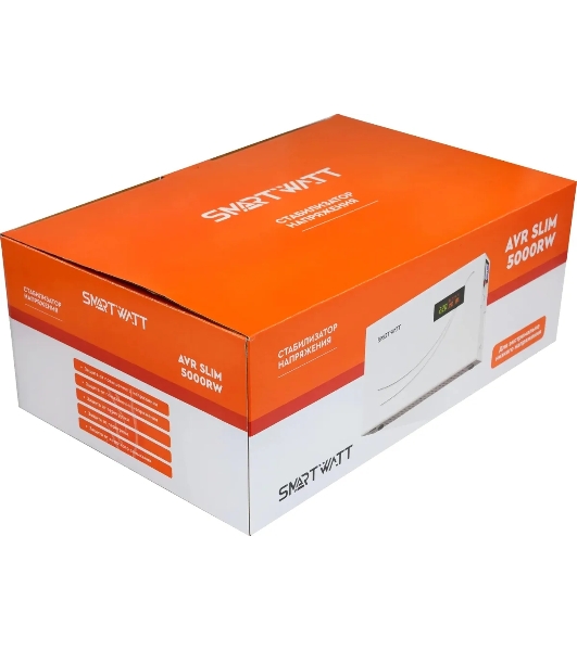 Стабилизатор напряжения настенный SMARTWATT AVR SLIM 5000RW