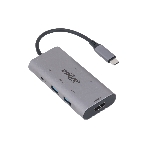 USB-концентратор Dahua TC37, USB Type-C, USB 3.0 + HDMI + SD/TF + PD Docking Station, USB, фото 1