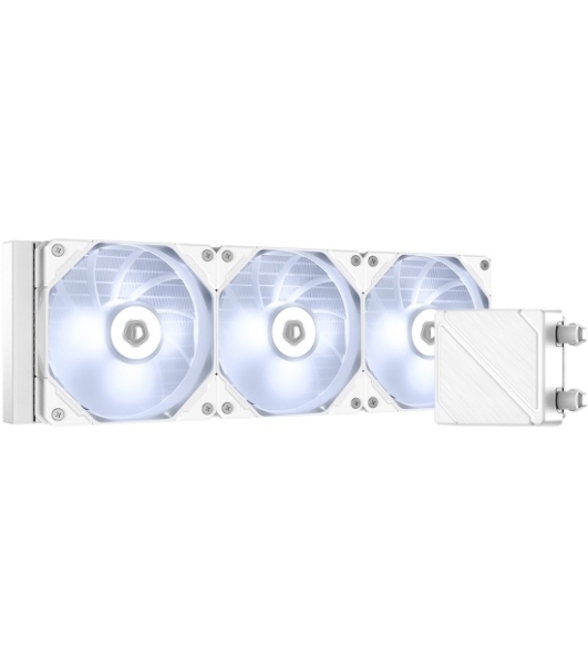 Система жидкостного охлаждения для процессора ID-COOLING DASHFLOW 360 BASIC WHITE белый 120мм алюминий+медь 1800rpm 35.2db 4-pin 350W