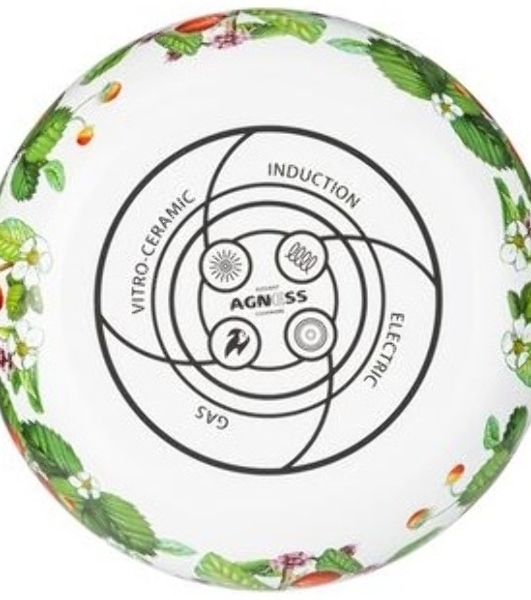 Кастрюля эмалированная AGNESS 934-561 ФРУКТОВАЯ КОРЗИНА 2.0 л