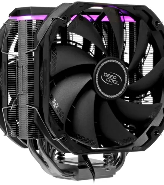 Кулер для процессора DEEPCOOL AS500 PLUS черный, 140 мм, алюминий/медь, 1200 об/мин, 29.2 дБ, 4 pin, 220 Вт, 164 мм