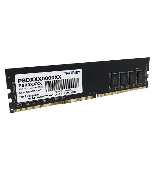Оперативная память Patriot Signature, DDR4, 8Gb (1x8 Gb), 2666 MHz, CL19, DIMM