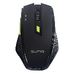 Мышь беспроводная Qumo Office Prisma Black M85 черный, 2400 dpi, радиоканал, USB, кнопки - 7, фото 1