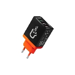 Сетевое зарядное устройство Qumo Quick Charge 3.0 3 USB (Charger 0019), 3 USB, 4.2A, 1 USB (QC 3.0, FCP, AFC) + 2 USB 2,1A, черный, фото 1