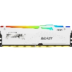 Оперативная память Kingston Fury Beast, DDR5, 32Gb (1x32GB), 5600MHz, CL36, DIMM, радиатор, RGB, белый, фото 1