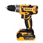 Дрель-шуруповерт Deko GCD20DU PRO, 20 В, 2 Ач, 42 Нм, щеточный, фото2