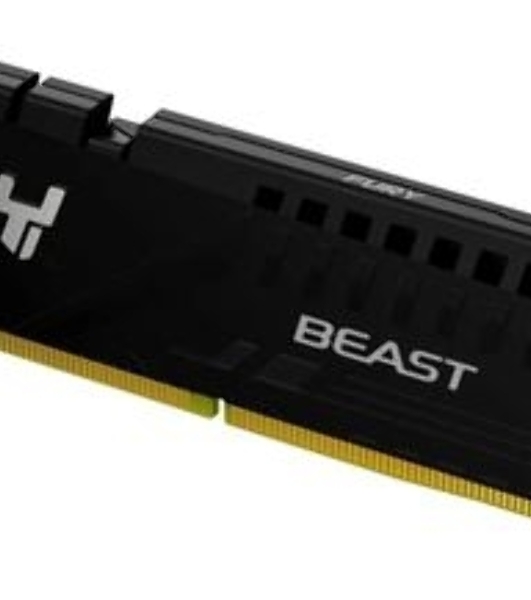 Оперативная память Kingston Fury Beast Black, DDR5, 32GB (1x32GB), 5600 MHz, CL36, с радиатором, чёрный