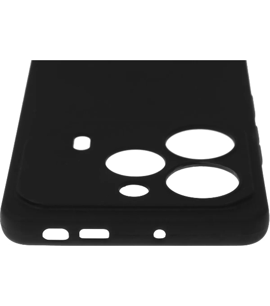 Чехол (клип-кейс) BoraSCO для Tecno Pova 6/6 Pro Silicone Case черный (73173)