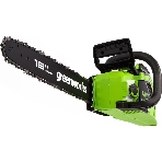 Цепная пила аккумуляторная (2005807UA) GreenWorks GD40CS18, 40V, 40 см, бесщеточная, 1,8 КВТ, с АКБ 2АЧ и ЗУ, фото 1