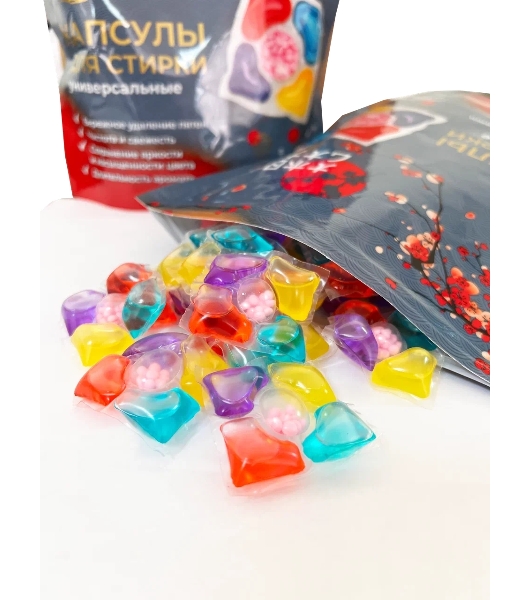 Универсальные капсулы для стирки 5 в 1 Amore Care ( 50 шт. * 8 гр. )( 400 гр.)