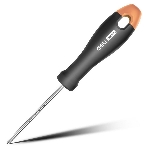 Крестовая отвертка 'Home Series Gray' Deli HT1203C PH0x75мм Эксклюзивный дизайн, рукоятка из высококачественного софттач пластика, фото 1