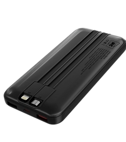 Портативный аккумулятор MORE CHOICE (4620202552792) PB35-10 10000mAh 2USB+1Type-C 3.0A 22.5W+PD20W+QC3.0, черный
