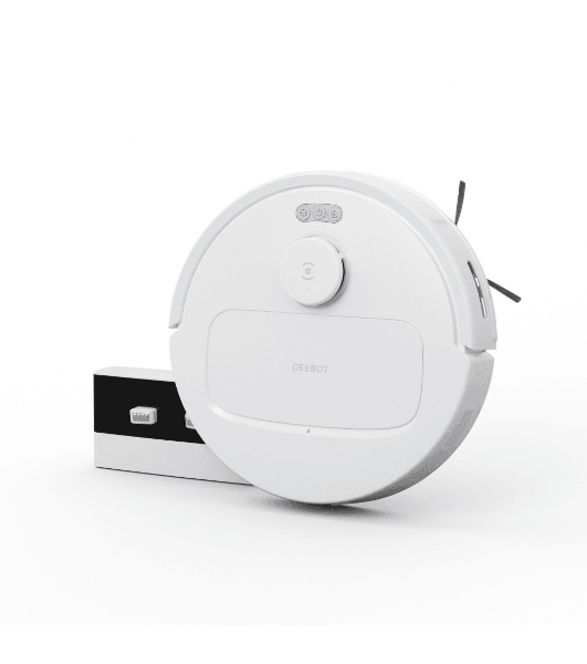 Робот-пылесос Ecovacs Deebot N20e белый, 5200 мА*ч Li-Ion, уборка сухая/влажная, пылесборник контейнер 0.35 л