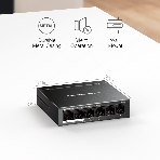 Коммутатор настольный Mercusys MS106LP с 6 портами 10/100 Мбит/с (4 порта PoE+), фото10