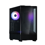 Компьютерный корпус ZALMAN P10, MATX, черный, WINDOW, 2x3.5', 3x2.5', 1xUSB TYPE-C, 1xUSB 3.0, REAR 1x120мм ARGb, фото 1